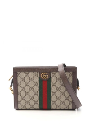 Gucci Pre-Owned 2016-2025 Small GG Supreme Web Ophidia crossbody bag - Brown