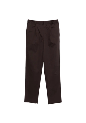 Agnona pleat detail trousers - Brown