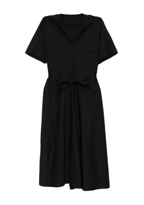 LESS v-neck dress - Black