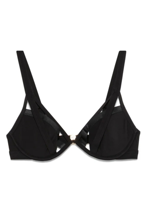 Maison Close Fatale balconette bikini top - Black