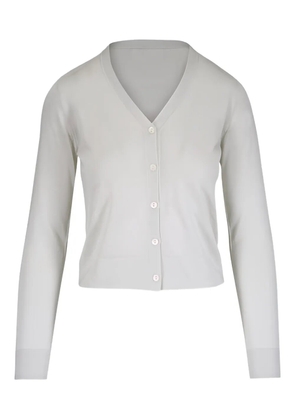 Kinross Cashmere V-neck buttoned cardigan - Neutrals