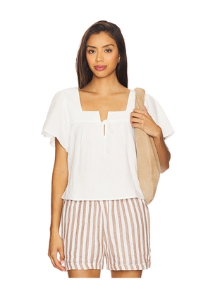 Rails Casie Top in White. Size L. Also in S, XL.