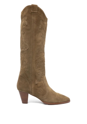 Ba&Sh 65mm Casey heeled boots - Green