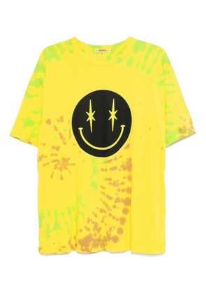 Stain Shade tie-dye T-shirt - Yellow