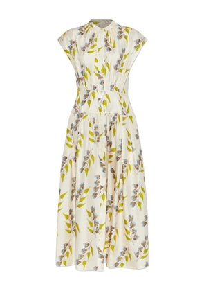 Ulla Johnson Lausanne floral midi dress - White