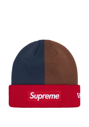 Supreme x New Era® box Logo beanie - Blue