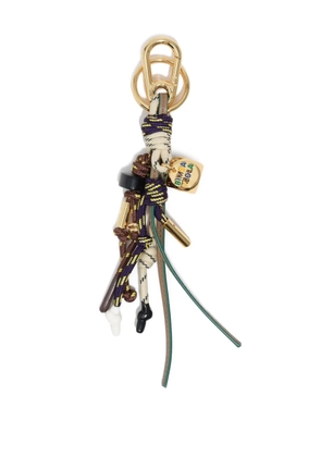 Bimba y Lola knotted-detail keyring - Brown