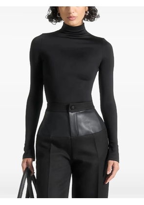 Manière De Voir Alea mock-neck long-sleeve top - Black