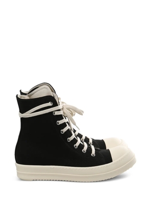 Rick Owens DRKSHDW canvas toe-cap sneakers - Black