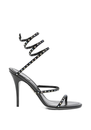 René Caovilla Cleo star-studded ankle-wrap sandals - Black