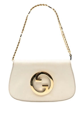 Gucci Pre-Owned 2016-2025 Calfskin Blondie Chain satchel - White
