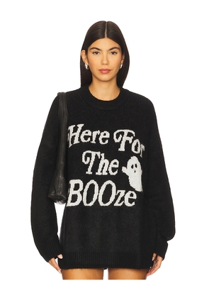 Show Me Your Mumu Classic Crewneck Sweater in Black. Size L. Also in M, S, XS.
