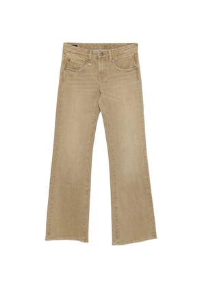 R13 Boy five-pocket flared jeans - Green