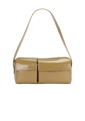 St. Agni 90s Utility Shoulder Bag in Brown.