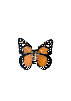 Solar Eclipse Hand-painted Mini Monarch Claw Hair Clip in Beauty: NA.