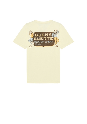 Sendero Provisions Co. Buena Suerte Tee in Cream. Size L. Also in M.
