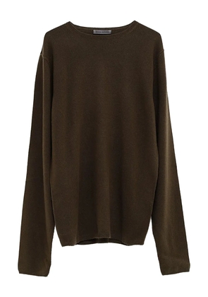 Denis Colomb crew neck cashmere sweater - Brown