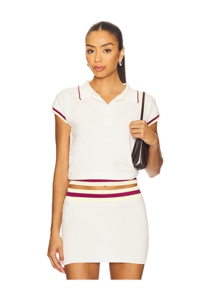 SNDYS x REVOLVE Hampton Top in White. Size L. Also in M, S, XL, XS, XXL, XXS.