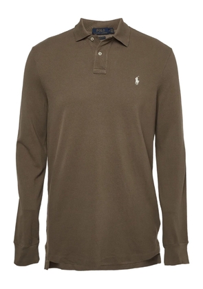 Polo Ralph Lauren pre-owned long-sleeve polo shirt - Brown