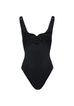 Magda Butrym flower-detail swimsuit - Black
