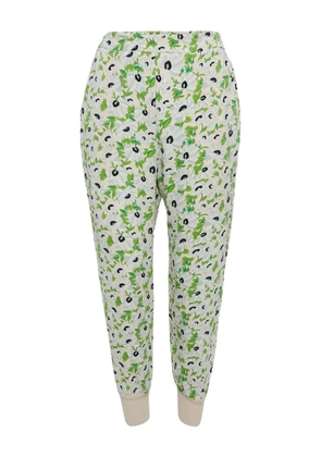 Stella McCartney Pre-Owned floral-print track pants - Green