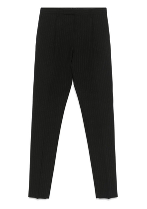 Lardini pinstriped trousers - Black
