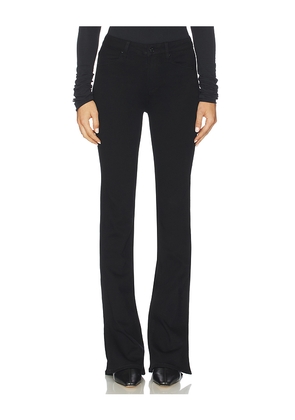 PAIGE High Rise Laurel Canyon Bootcut Jeans in Black. Size 23. Also in 32, 33, 34.