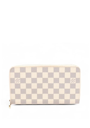 Louis Vuitton Pre-Owned 2010 Damier Azur Zippy Wallet long wallets - White