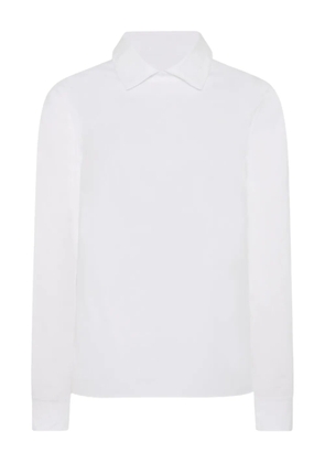 Rosetta Getty long-sleeve polo-collar T-shirt - White