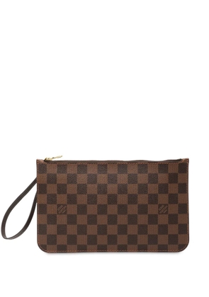 Louis Vuitton Pre-Owned 2016 Damier Ebene Neverfull MM pouch - Brown
