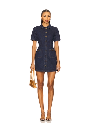 PAIGE Clementine Dress in Blue. Size 0. Also in 4, 6.