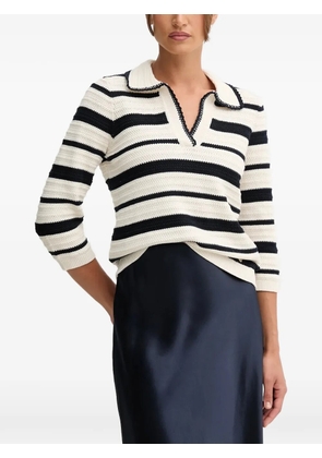 Pedro Del Hierro striped sweater - White