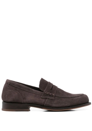 Tricker's suede loafers - Brown