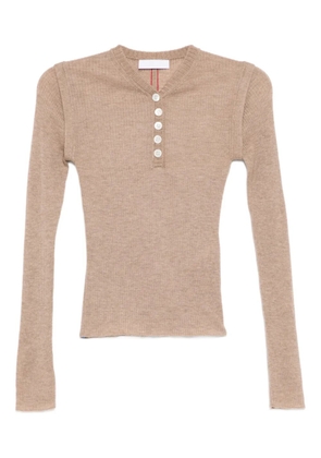 CUDDLEUP v-neck t-shirt - Brown