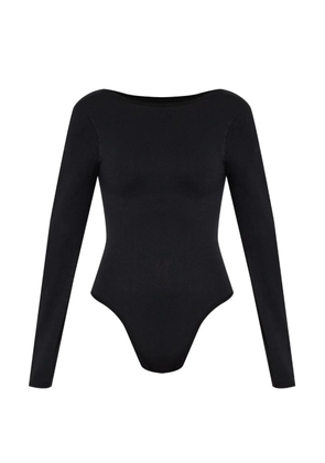 Heist long-sleeve open-back bodysuit - Black