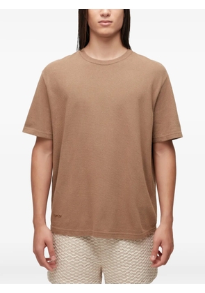 Osklen crew-neck T-shirt - Brown