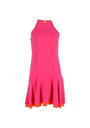 Diane Von Furstenberg Vintage halter-neck layered dress - Pink