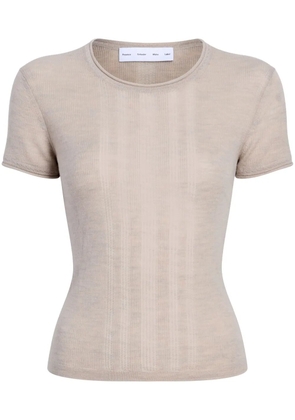 Proenza Schouler White Label Blaine T-shirt - Neutrals
