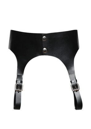 ANGELICA MONTINI STUDIOS leather harness belt - Black