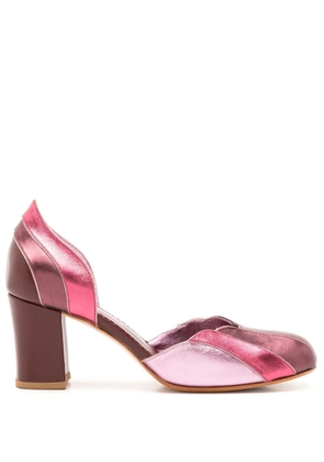 Sarah Chofakian Lygia 60mm leather pumps - Pink