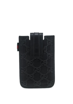 Gucci Pre-Owned 2023 Guccissima iPhone case - Black