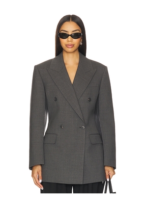 Rohe Hourglass Blazer in Grey. Size 34. Also in 36, 38.