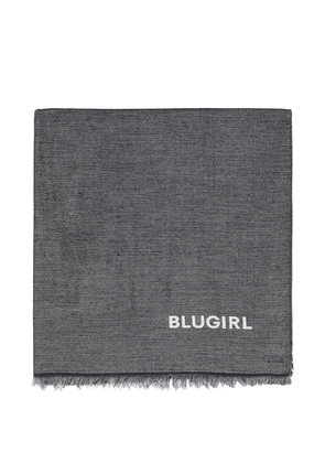Blugirl floral print scarf - Grey