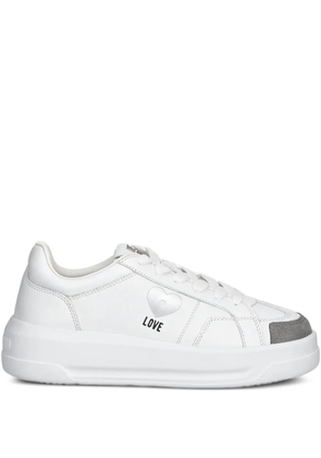 Love Moschino platform sneakers - White