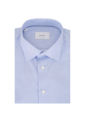 Eton patterned shirt - Blue