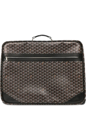 Goyard Pre-Owned 2007 Trunk Rolling Luggage Suitcase - Black