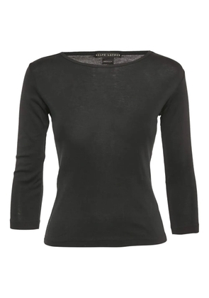 Polo Ralph Lauren Vintage three-quarter sleeve cotton top - Black