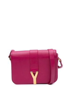 Saint Laurent Pre-Owned 2013-2025 Leather Chyc Y Ligne crossbody bag - Pink