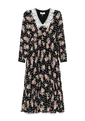 NISSA printed dress - Black