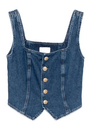 Reformation Bo denim top - Blue